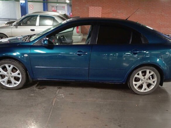 2007 Mazda 6 I (GG) Рестайлинг, синий, 610000 рублей - вид 9
