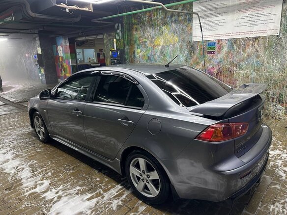 2008 Mitsubishi Lancer X, серый, 1600000 рублей - вид 3