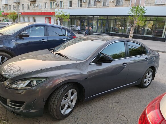 2008 Mazda 6 II (GH), серый, 650000 рублей - вид 6