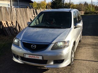 2002 Mazda MPV II (LW), серебристый, 570000 рублей, вид 1
