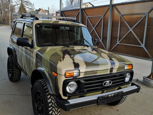 2019 Lada (ВАЗ) 2121 (4x4) Bronto I Рестайлинг, зелёный, 910000 рублей - вид 1
