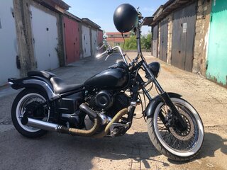 1996 Yamaha XVS400 Drag Star, чёрный, 310000 рублей, вид 2