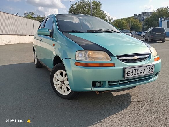 2004 Chevrolet Aveo I, зелёный, 300000 рублей - вид 3