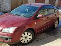 2006 Ford Focus II, красный