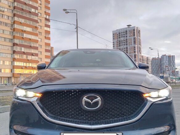 2019 Mazda CX-5 II, синий, 3850000 рублей - вид 1