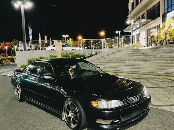 1993 Toyota Mark II VII (X90), синий, 830000 рублей - вид 14