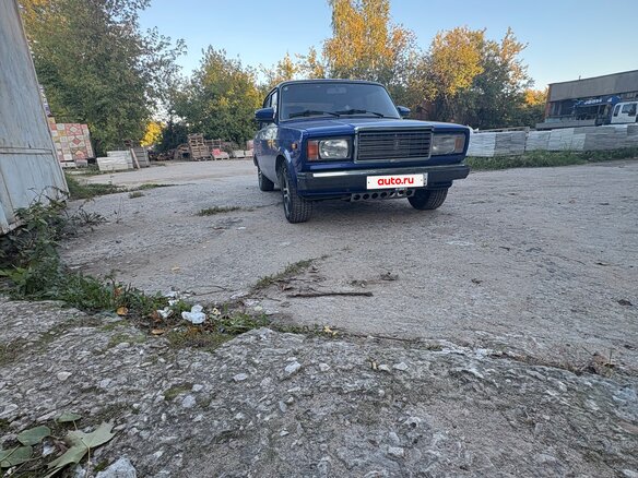 2001 Lada (ВАЗ) 2107, синий, 230000 рублей - вид 3