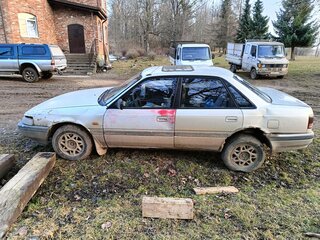 1990 Mazda 626 III (GD), серебристый, 50000 рублей, вид 2