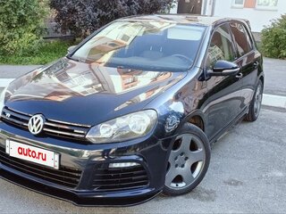2011 Volkswagen Golf VI, синий, 1190000 рублей, вид 3