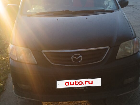 2002 Mazda MPV II (LW), чёрный, 480000 рублей