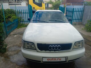 1996 Audi A6 I (C4), белый, 300000 рублей, вид 1