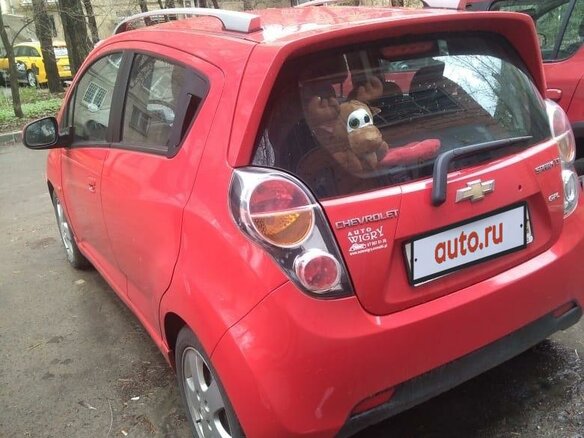 2010 Chevrolet Spark III, красный - вид 4