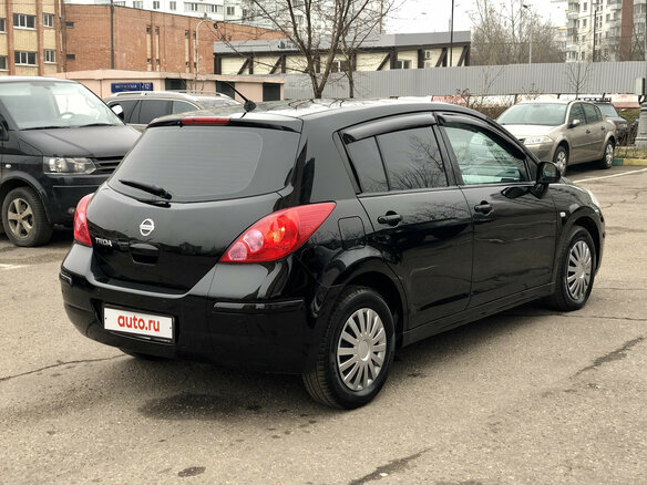 2012 Nissan Tiida I Рестайлинг, чёрный - вид 3