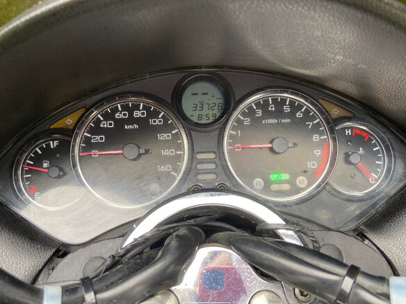 2004 Honda Forza, чёрный - вид 12