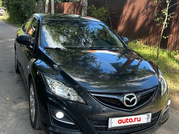 2012 Mazda 6 II (GH) Рестайлинг, чёрный, 1350000 рублей - вид 2