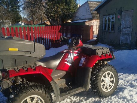 2012 Polaris Sportsman 850, красный, 750000 рублей, вид 4