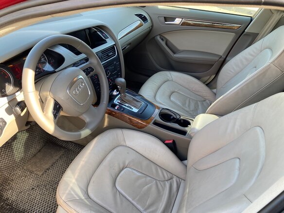 2008 Audi A4 IV (B8), красный, 825000 рублей - вид 4