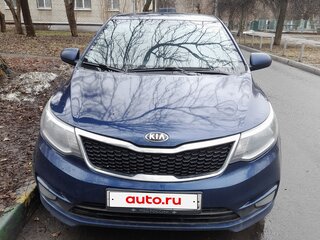2015 Kia Rio III Рестайлинг, синий, 770000 рублей, вид 1