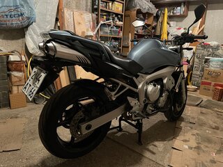 2005 Yamaha FZ6, голубой, 395000 рублей, вид 2