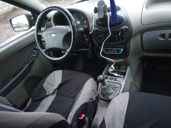 2010 Lada (ВАЗ) Kalina I, синий, 130000 рублей - вид 9