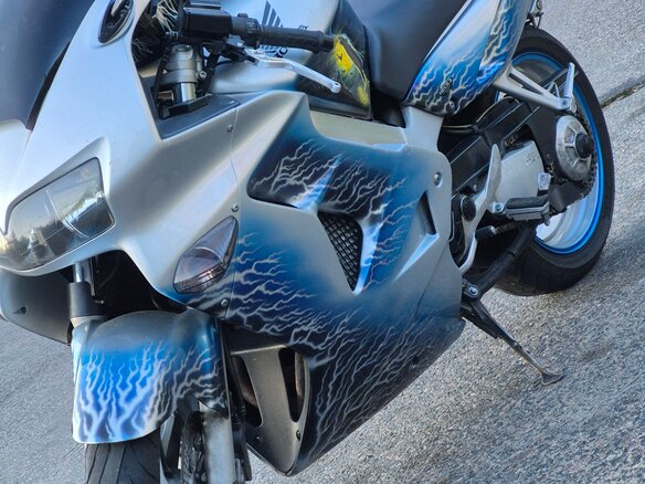 2001 Honda VFR 800, серый, 430000 рублей - вид 6