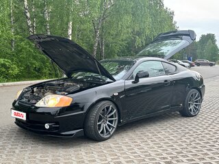 2002 Hyundai Coupe II (GK), чёрный, 550000 рублей, вид 2