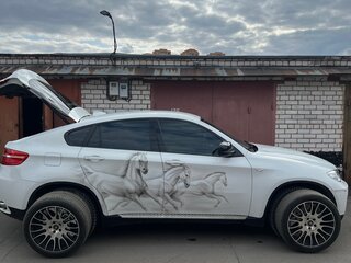 2013 BMW X6 30d I (E71) Рестайлинг, белый, 2690000 рублей, вид 3