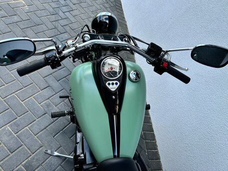 2022 Kawasaki VN900 Vulcan, зелёный, 750000 рублей, вид 3
