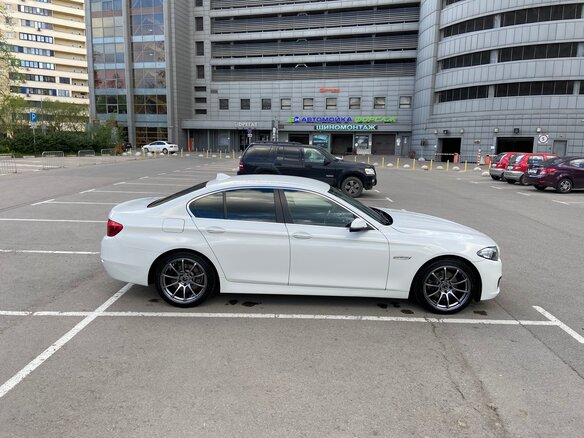 2015 BMW 5 серии 520d VI (F10/F11/F07) Рестайлинг, белый - вид 3