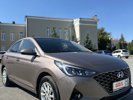 2020 Hyundai Solaris II Рестайлинг, коричневый, 1949000 рублей, вид 2