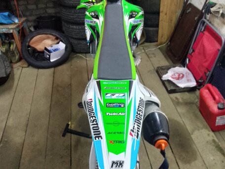 2014 Kawasaki KX 450, зелёный, 400000 рублей, вид 2