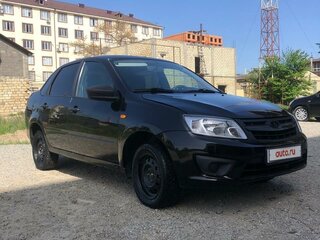 2016 Lada (ВАЗ) Granta I, чёрный, 525000 рублей, вид 3