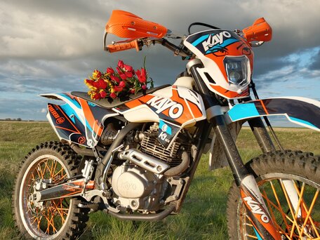 2024 Kayo K1 250 MX, синий, 165000 рублей, вид 5