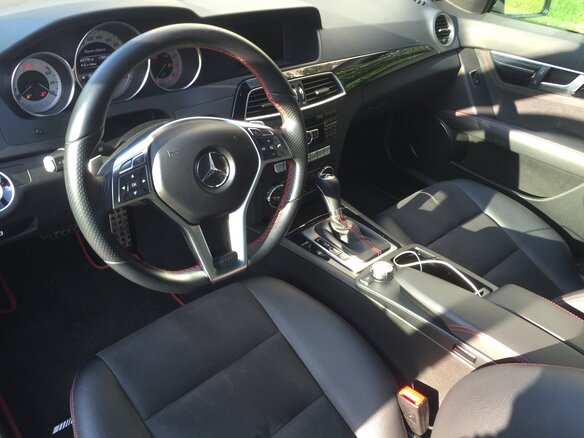 2013 Mercedes-Benz C-Класс 180 III (W204) Рестайлинг, чёрный - вид 6
