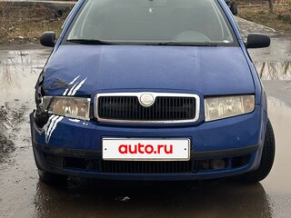 2001 Skoda Fabia I, синий, 100000 рублей, вид 4