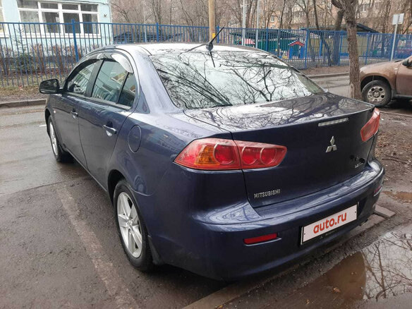 2008 Mitsubishi Lancer X, синий - вид 23