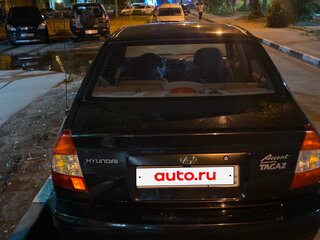 2010 Hyundai Accent ТагАЗ II, чёрный, 600000 рублей, вид 2