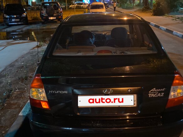 2010 Hyundai Accent ТагАЗ II, чёрный, 600000 рублей - вид 1
