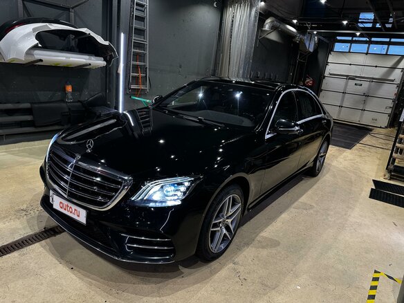 2018 Mercedes-Benz S-Класс 350 d Long VI (W222, C217) Рестайлинг, чёрный, 5350000 рублей - вид 8