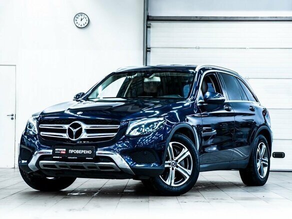 2017 Mercedes-Benz GLC 250 I (X253), синий, 2985000 рублей
