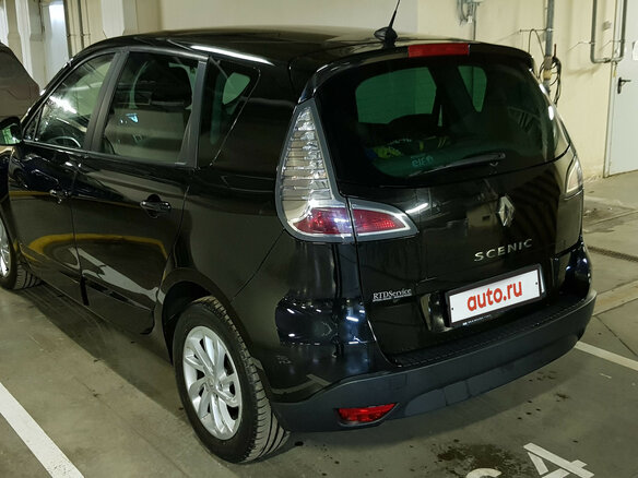 2012 Renault Scenic III Рестайлинг, чёрный - вид 2
