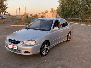 2009 Hyundai Accent ТагАЗ II, серебристый, 450000 рублей, вид 1