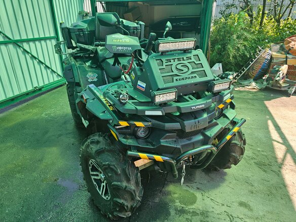 2016 Stels ATV-800 Guepard Cargo, чёрный, 830000 рублей - вид 8
