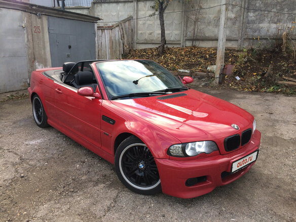 2001 BMW M3 III (E46), красный - вид 3