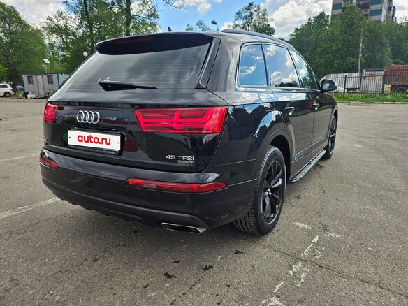 2019 Audi Q7 II (4M), чёрный, 3650000 рублей - вид 4