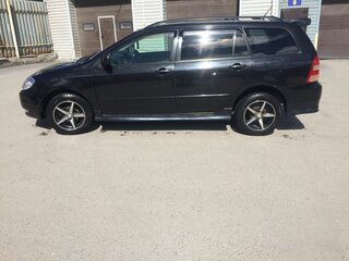 2002 Toyota Corolla Fielder IX (E120, E130), чёрный, 450000 рублей, вид 1
