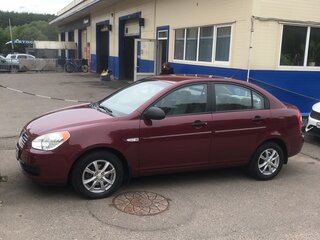 2007 Hyundai Verna II, пурпурный, 650000 рублей, вид 5