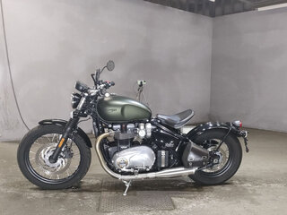 2018 Triumph Bonneville Bobber, зелёный, 1200000 рублей, вид 1