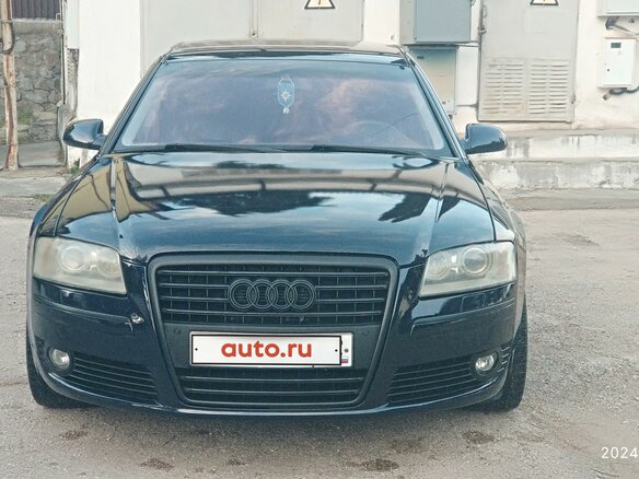2006 Audi A8 Long II (D3) Рестайлинг, синий, 1050000 рублей - вид 1