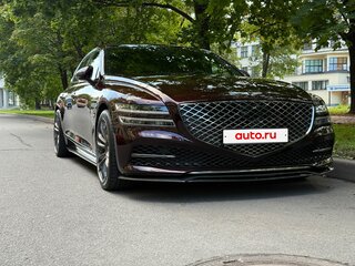 2020 Genesis G80 II, коричневый, 3890000 рублей, вид 3